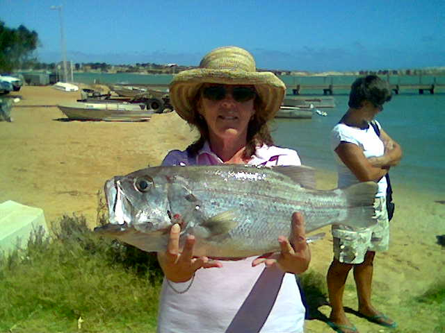 Cathy Mac's first fish